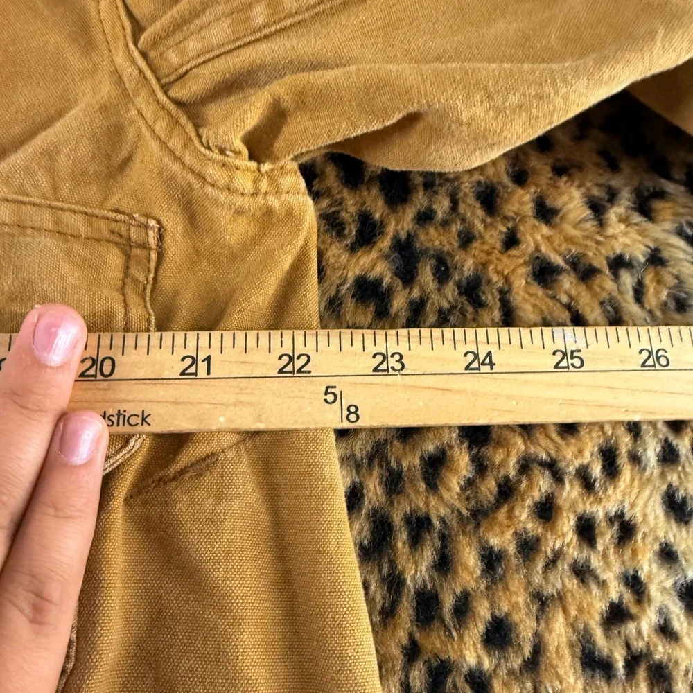 Vintage 1950s Field Master Sears Roebuck Canvas Hunting Jacket Brown Corduroy L